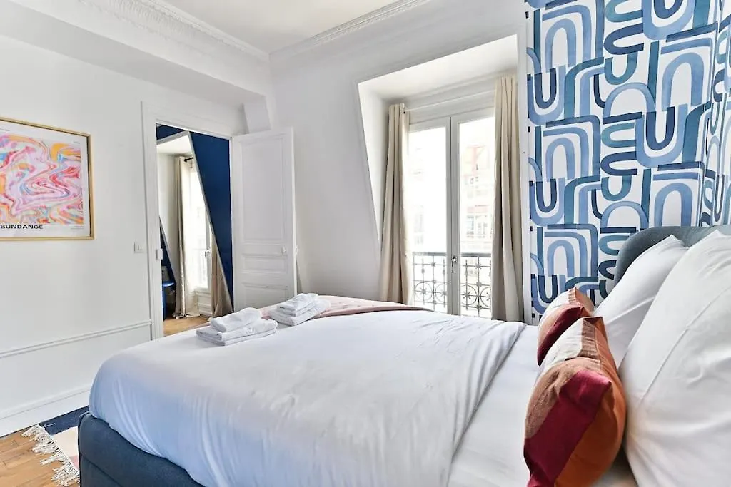 Appartement Paisible Centre De Paris - Bleu Apartment
