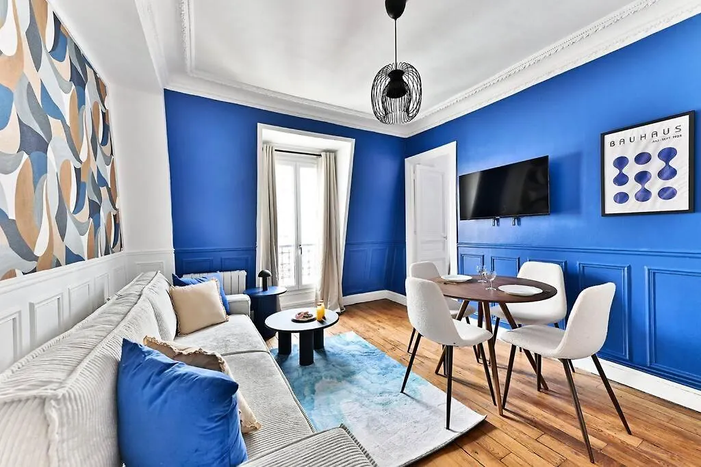 Appartement Paisible Centre De Paris - Bleu contacts